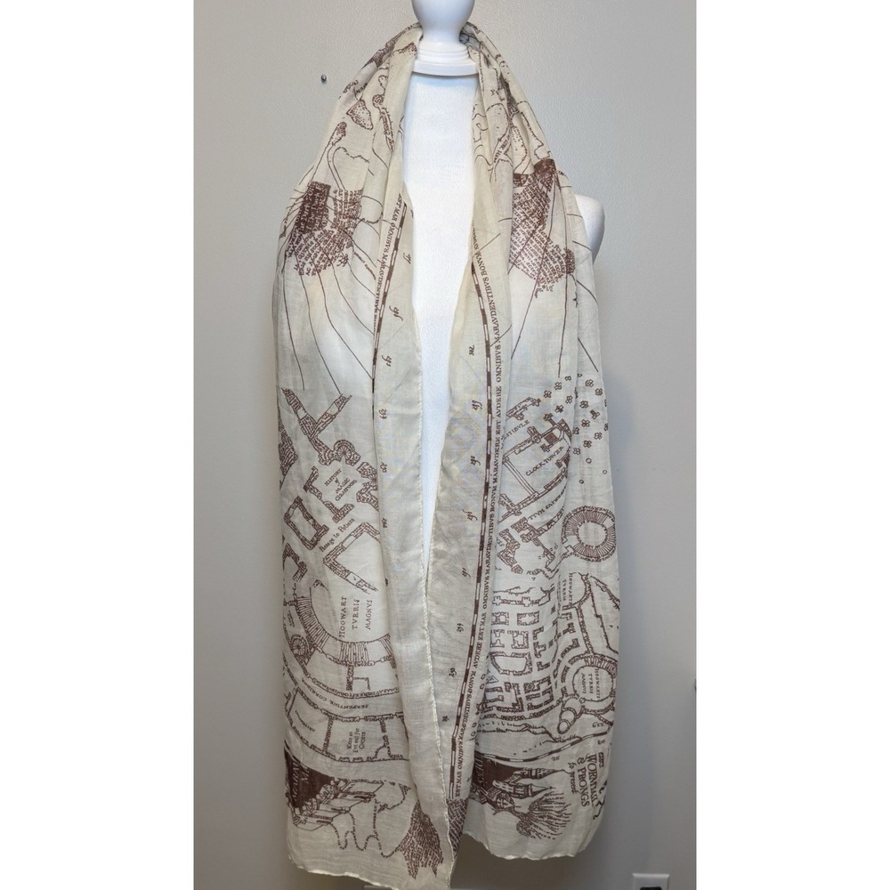 Marauders Map Mischief Makers Scarf, Wizarding Trunk, Harry Potter,‎ Hogwarts HP